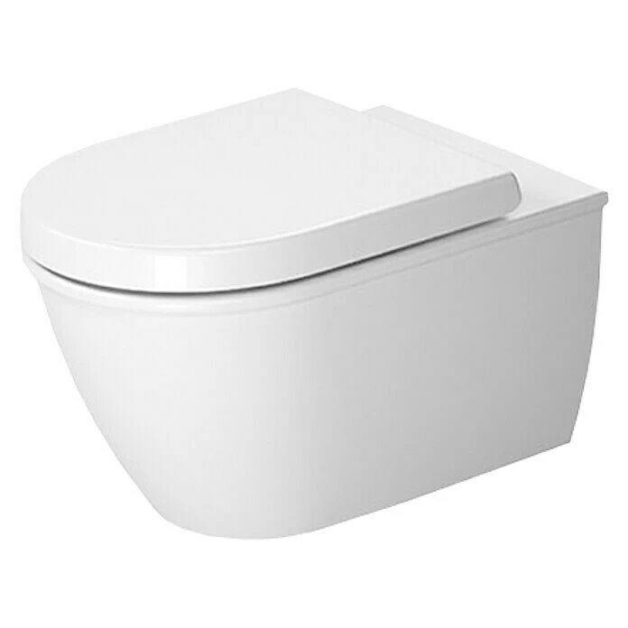 BAUHAUS Duravit Darling New Wand-WC Typ 2 Mit Spülrand, Mit Schmutzabweisender Glasur, Spülform: Tief, WC Abgang: Waagerecht, Weiß 3 BAUHAUS Duravit Darling New Wand-WC Typ 2 Mit Spülrand, Mit Schmutzabweisender Glasur, Spülform: Tief, WC Abgang: Waagerecht, Weiß