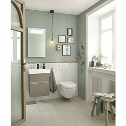 BAUHAUS Villeroy & Boch Subway 2.0 Wand-WC-Set ViFresh Spülrandlos, Mit Schmutzabweisender Glasur, Spülform: Tief, WC Abgang: Waagerecht, Weiß -Bauhaus Geschäft 12 4371