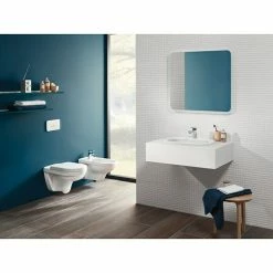 BAUHAUS Villeroy & Boch O.novo Wand-WC-Set Spülrandlos, Mit Schmutzabweisender Glasur, Spülform: Tief, WC Abgang: Waagerecht, Weiß -Bauhaus Geschäft 12 4387