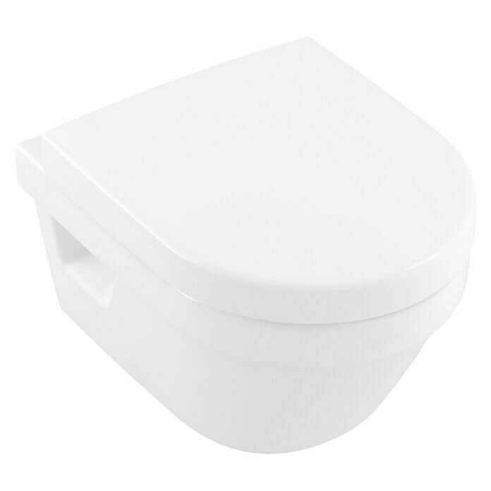 BAUHAUS Villeroy & Boch Architectura Wand-WC Compact Spülrandlos, Mit Schmutzabweisender & Antibakterieller Glasur, Spülform: Tief, WC Abgang: Waagerecht, Weiß 3 BAUHAUS Villeroy & Boch Architectura Wand-WC Compact Spülrandlos, Mit Schmutzabweisender & Antibakterieller Glasur, Spülform: Tief, WC Abgang: Waagerecht, Weiß