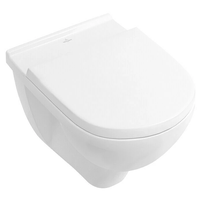 BAUHAUS Villeroy & Boch Wand-WC-Set Targa Style Spülrandlos, Ohne Spezialglasur, Spülform: Tief, WC Abgang: Waagerecht, Weiß 3 BAUHAUS Villeroy & Boch Wand-WC-Set Targa Style Spülrandlos, Ohne Spezialglasur, Spülform: Tief, WC Abgang: Waagerecht, Weiß