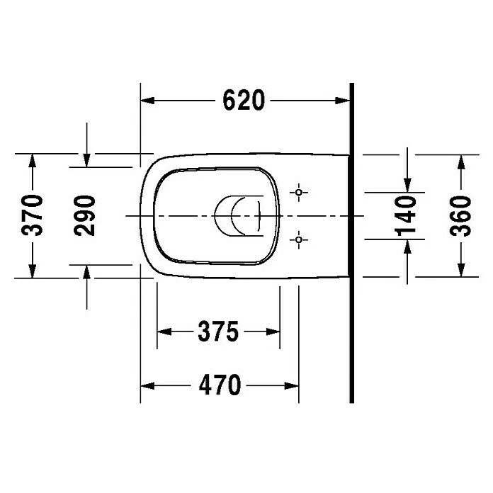 BAUHAUS Duravit DuraStyle Wand-WC Typ 3 Spülrandlos, Mit Schmutzabweisender Glasur, Spülform: Tief, WC Abgang: Waagerecht, Weiß 4 BAUHAUS Duravit DuraStyle Wand-WC Typ 3 Spülrandlos, Mit Schmutzabweisender Glasur, Spülform: Tief, WC Abgang: Waagerecht, Weiß – Bild 2