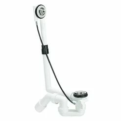 BAUHAUS Viega Multiplex Ab- & Überlaufgarnitur Kunststoff, Verchromt, Geeignet Für: Badewannen