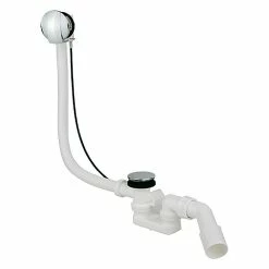 BAUHAUS Ab- & Überlaufgarnitur Mit Excenter, Kunststoff, 1½″, Geeignet Für: Handelsübliche Badewannen