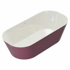 BAUHAUS Camargue Freistehende Badewanne Torino L X B: 170 X 80 Cm, 268 L, Sanitäracryl, Bordeaux/Weiß 10 BAUHAUS Camargue Freistehende Badewanne Torino L X B: 170 X 80 Cm, 268 L, Sanitäracryl, Bordeaux/Weiß -Bauhaus Geschäft 12 537