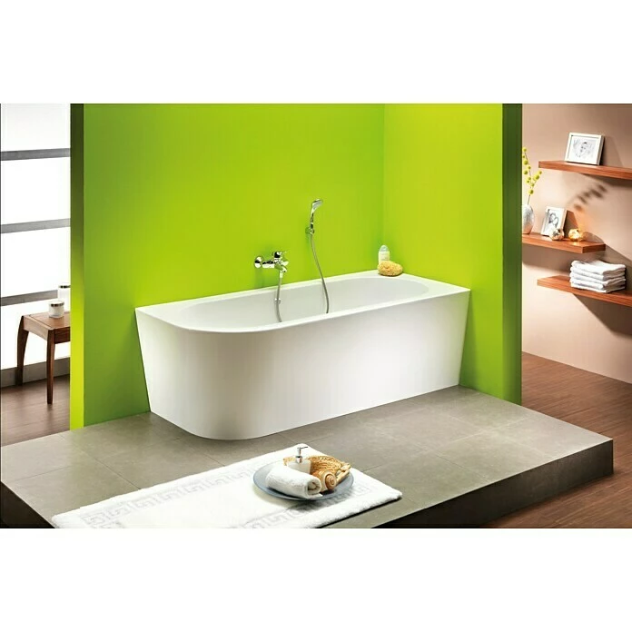 BAUHAUS Ottofond Badewanne Siesta Corner Linksseitig, 178 X 78 Cm, Sanitäracryl, Weiß 3 BAUHAUS Ottofond Badewanne Siesta Corner Linksseitig, 178 X 78 Cm, Sanitäracryl, Weiß