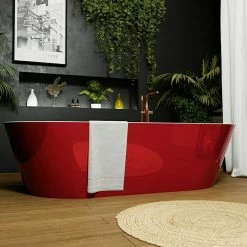 BAUHAUS Camargue Freistehende Badewanne Torino L X B: 170 X 80 Cm, 268 L, Sanitäracryl, Rot/Weiß 13 BAUHAUS Camargue Freistehende Badewanne Torino L X B: 170 X 80 Cm, 268 L, Sanitäracryl, Rot/Weiß -Bauhaus Geschäft 12 55