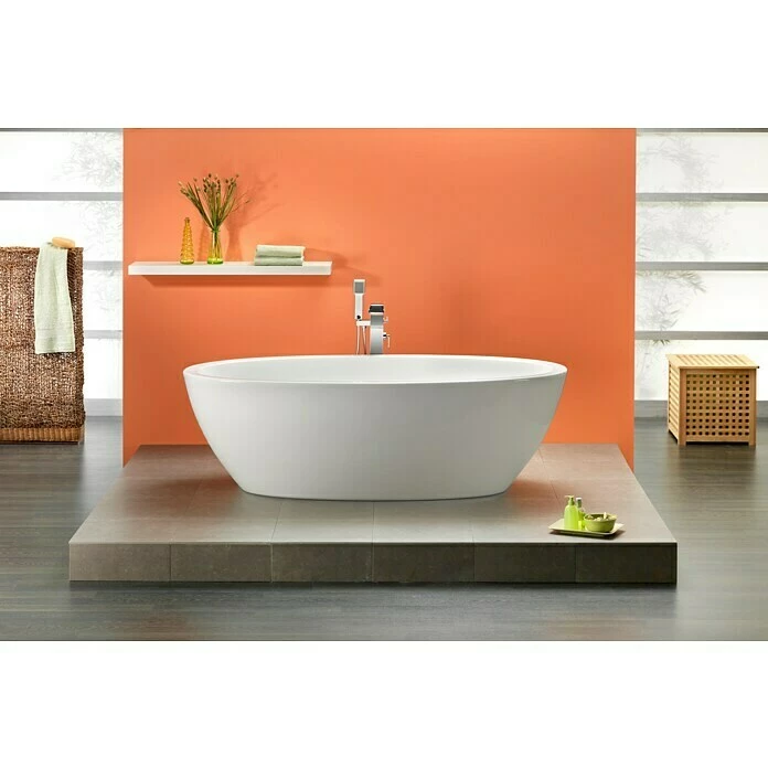 BAUHAUS Ottofond Freistehende Badewanne Jade 190 X 94 Cm, Sanitäracryl, Weiß 5 BAUHAUS Ottofond Freistehende Badewanne Jade 190 X 94 Cm, Sanitäracryl, Weiß – Bild 3