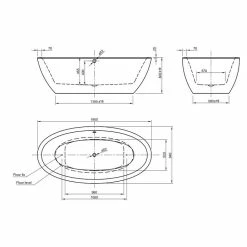 BAUHAUS Ottofond Freistehende Badewanne Jade 190 X 94 Cm, Sanitäracryl, Weiß 9 BAUHAUS Ottofond Freistehende Badewanne Jade 190 X 94 Cm, Sanitäracryl, Weiß -Bauhaus Geschäft 12 616