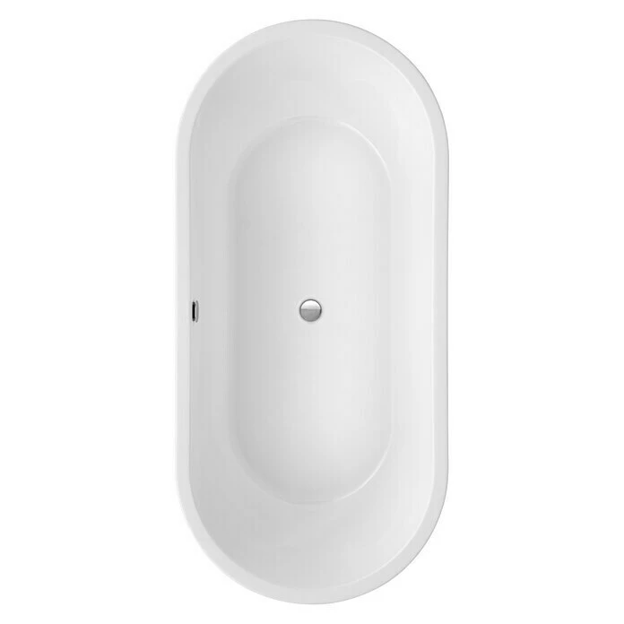 BAUHAUS Ottofond Freistehende Badewanne Dorado 190 X 90 Cm, Sanitäracryl, Weiß 4 BAUHAUS Ottofond Freistehende Badewanne Dorado 190 X 90 Cm, Sanitäracryl, Weiß – Bild 2