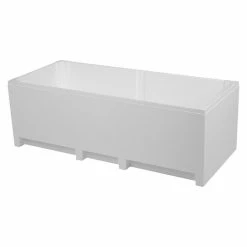 BAUHAUS Camargue Badewannenträger Atlanta 187 X 77 Cm, Expandiertes Polystyrol, Weiß