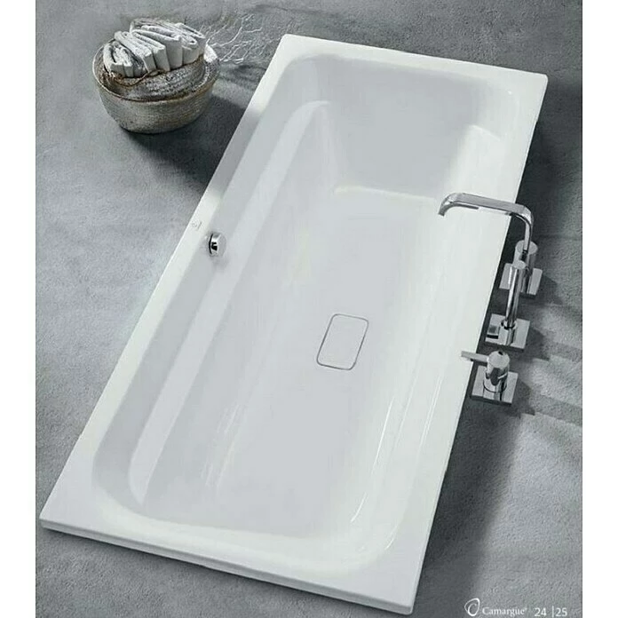 BAUHAUS Camargue Badewanne Atlanta 180 X 90 Cm, Sanitäracryl, Weiß 4 BAUHAUS Camargue Badewanne Atlanta 180 X 90 Cm, Sanitäracryl, Weiß – Bild 2