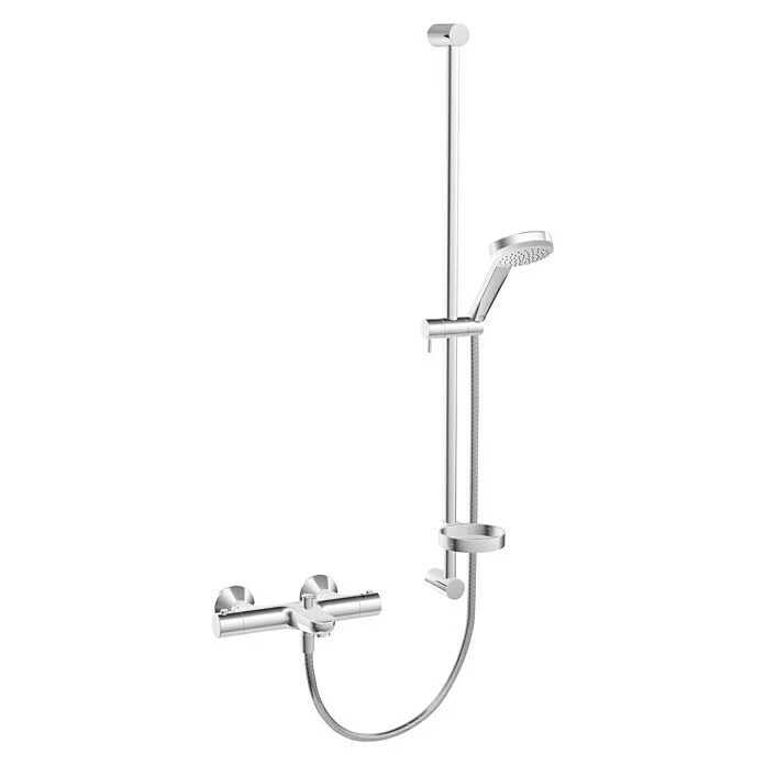 BAUHAUS Hansa Unita Brause-Set Lochabstand: 91,5 Cm, Chrom 2 BAUHAUS Hansa Unita Brause-Set Lochabstand: 91,5 Cm, Chrom