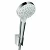 BAUHAUS Hansgrohe Crometta Brause-Set Vario Anzahl Funktionen: 2, Durchmesser Handbrause: 10 Cm, Chrom, Weiß