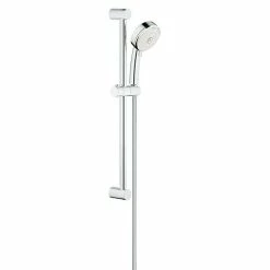 BAUHAUS Grohe Tempesta Cosmopolitan 100 Brausegarnitur Lochabstand: 62 Cm, Art Strahl: Rain, Rain O², Massagestrahl, Chrom