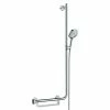 BAUHAUS Hansgrohe Brausegarnitur Raindance Select S 120 Art Strahl: Rain, RainAir, Whirl, Chrom, Halterung Links -Bauhaus Geschäft 12 801