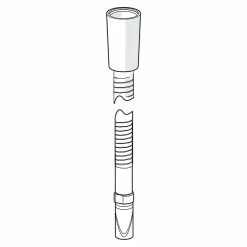 BAUHAUS Hansa Brauseschlauch Länge: 175 Cm, ½″, Chrom