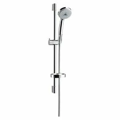 BAUHAUS Hansgrohe Brausegarnitur Croma 100 Multi Jet Lochabstand: 62,5 Cm, Anzahl Funktionen: 3 Stk., Verchromt