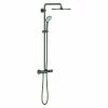 BAUHAUS Grohe Euphoria Duschsystem 310 Mit Thermostatarmatur, Lochabstand: 101,6 Cm, Anzahl Strahlarten: 3 Stk., Hard Graphite