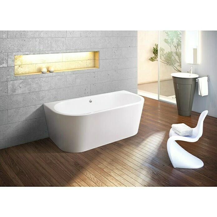 BAUHAUS Ottofond Badewanne Siesta 165 X 75 Cm, Sanitäracryl, Weiß 3 BAUHAUS Ottofond Badewanne Siesta 165 X 75 Cm, Sanitäracryl, Weiß