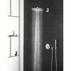 BAUHAUS Grohe Grohtherm SmartControl Duschsystem Mit Mischer, Anzahl Strahlarten: 3 Stk., Chrom, Form Kopfbrause: Rund -Bauhaus Geschäft 12 890