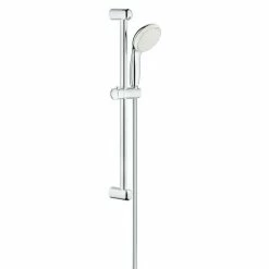 BAUHAUS Grohe Tempesta 100 Brausegarnitur Lochabstand: 62 Cm, Art Strahl: Rain, Massagestrahl, Chrom, Anzahl Strahlarten: 2 Stk., Durchflussmenge: 9,5 L/min