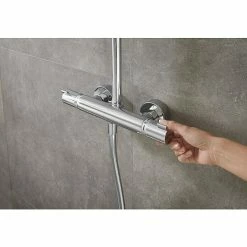 BAUHAUS Hansgrohe Duschsystem Croma Showerpipe 160 Mit Thermostatarmatur, Lochabstand: 93,2 Cm, Anzahl Strahlarten: 4 Stk., Chrom, Höhe: 110,1 Cm 10 BAUHAUS Hansgrohe Duschsystem Croma Showerpipe 160 Mit Thermostatarmatur, Lochabstand: 93,2 Cm, Anzahl Strahlarten: 4 Stk., Chrom, Höhe: 110,1 Cm -Bauhaus Geschäft 12 917
