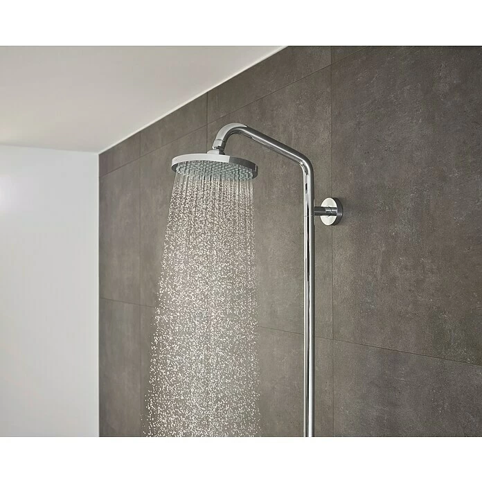 BAUHAUS Hansgrohe Duschsystem Croma Showerpipe 160 Mit Thermostatarmatur, Lochabstand: 93,2 Cm, Anzahl Strahlarten: 4 Stk., Chrom, Höhe: 110,1 Cm 6 BAUHAUS Hansgrohe Duschsystem Croma Showerpipe 160 Mit Thermostatarmatur, Lochabstand: 93,2 Cm, Anzahl Strahlarten: 4 Stk., Chrom, Höhe: 110,1 Cm – Bild 4