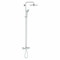 BAUHAUS Grohe Euphoria 260 Duschsystem Mit Thermostatarmatur, Lochabstand: 147,1 Cm, Anzahl Strahlarten: 3 Stk., Chrom