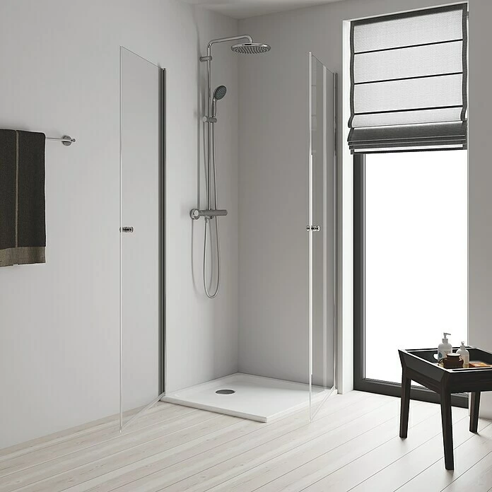BAUHAUS Grohe Duschsystem 250 Mit Thermostatarmatur, Lochabstand: 101,6 Cm, Anzahl Strahlarten: 2 Stk., Chrom 6 BAUHAUS Grohe Duschsystem 250 Mit Thermostatarmatur, Lochabstand: 101,6 Cm, Anzahl Strahlarten: 2 Stk., Chrom – Bild 4