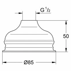 BAUHAUS Grohe Relexa Plus Kopfbrause Durchmesser: 8,5 Cm, Anzahl Funktionen: 1, Chrom -Bauhaus Geschäft 12 994